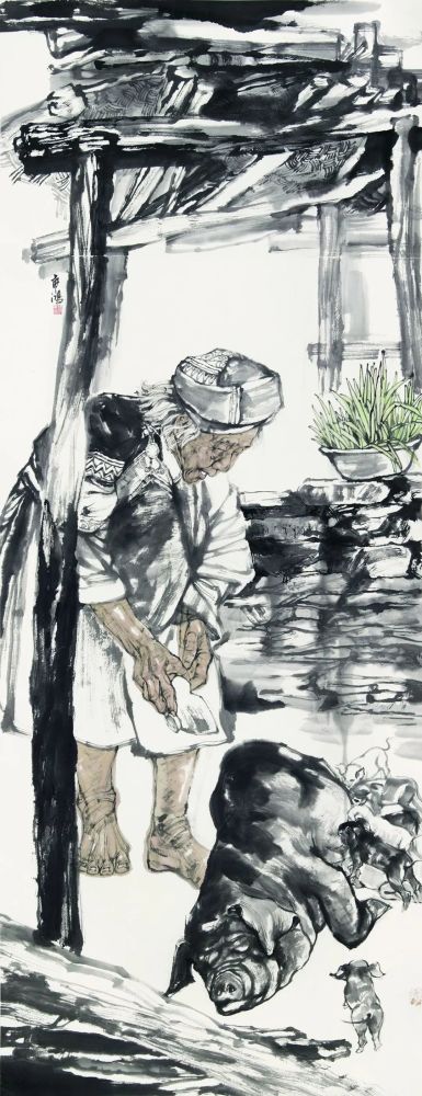 张希鸿|墨痕心语—著名人物画家张希鸿先生作品