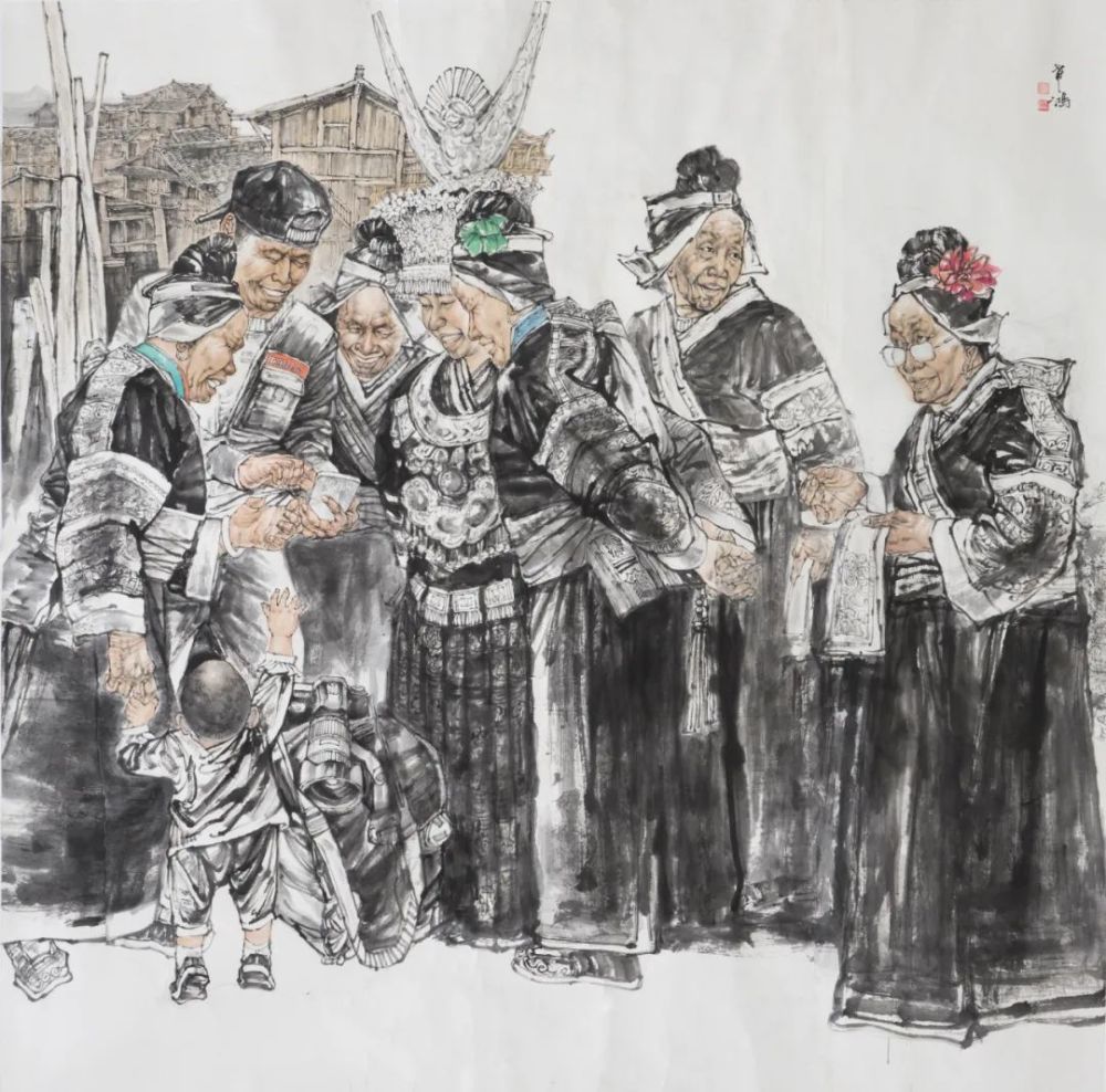 张希鸿|墨痕心语—著名人物画家张希鸿先生作品