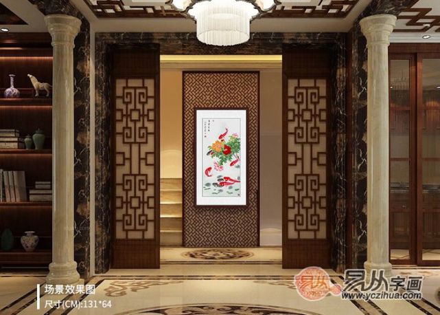 玄关墙上挂什么画风水吉祥分享几幅好画给你