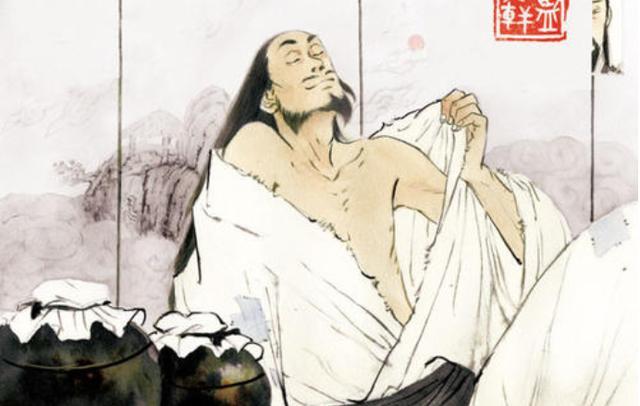 刘伶|“竹林七贤”刘伶：嗜酒如命，被妻子推进酒缸，3天后将酒全喝光