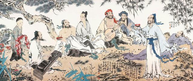 刘伶|“竹林七贤”刘伶：嗜酒如命，被妻子推进酒缸，3天后将酒全喝光