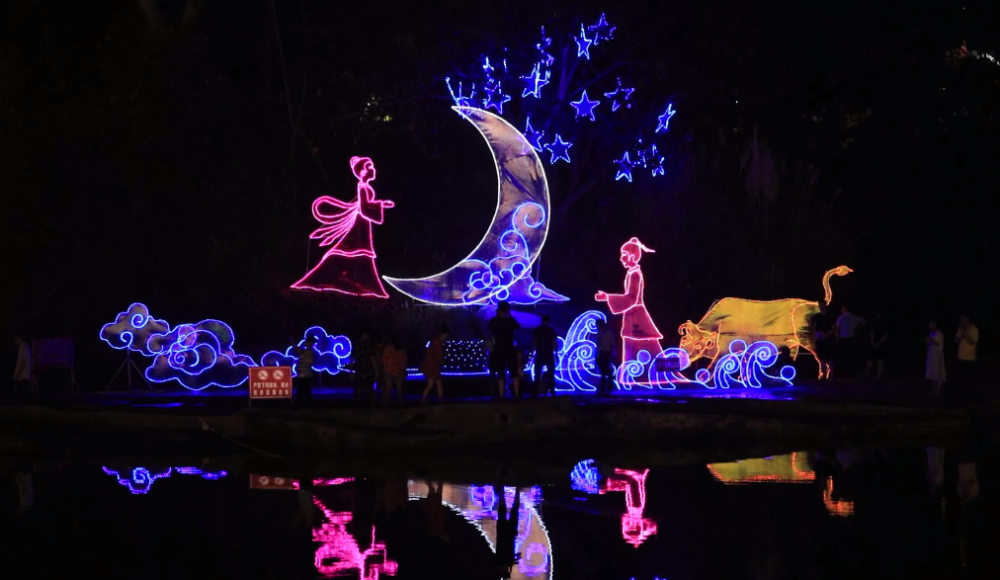 浪漫七夕相约万灵荣昌第七届七夕河灯旅游文化节今晚开幕