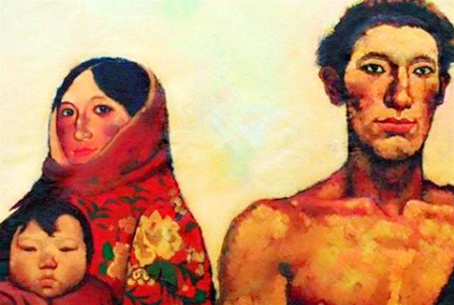 周春芽|这幅画雪藏36年后首拍，8625万！网友不解，专家：放大20倍看眼睛