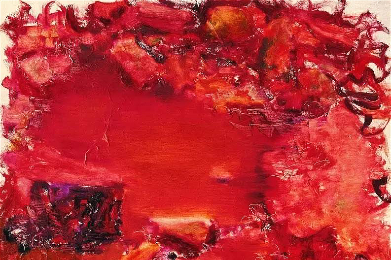 周春芽|这幅画雪藏36年后首拍，8625万！网友不解，专家：放大20倍看眼睛