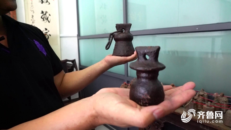 秦权|聊城有位民间收藏家，16年收集上千枚秤砣，每一个都有故事