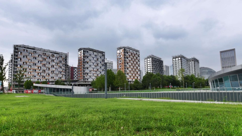 冬奥村|北京冬奥村人才公租房施工冲刺，即将亮出“都市合院”造型