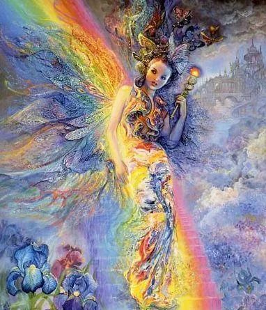 "iris"一词源于希腊神话中的彩虹女神iris,以iris作为鸢尾属植物的