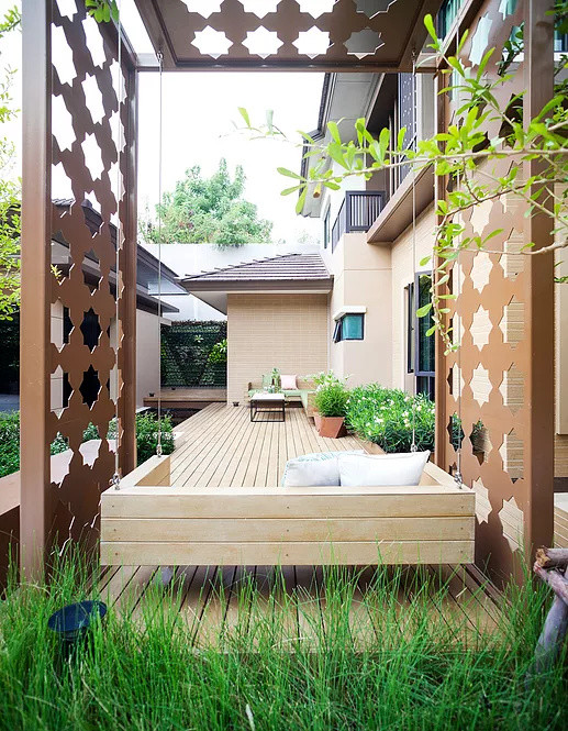 15个40㎡现代简约庭院设计,掌握3要点,小院子也能彰显时尚感