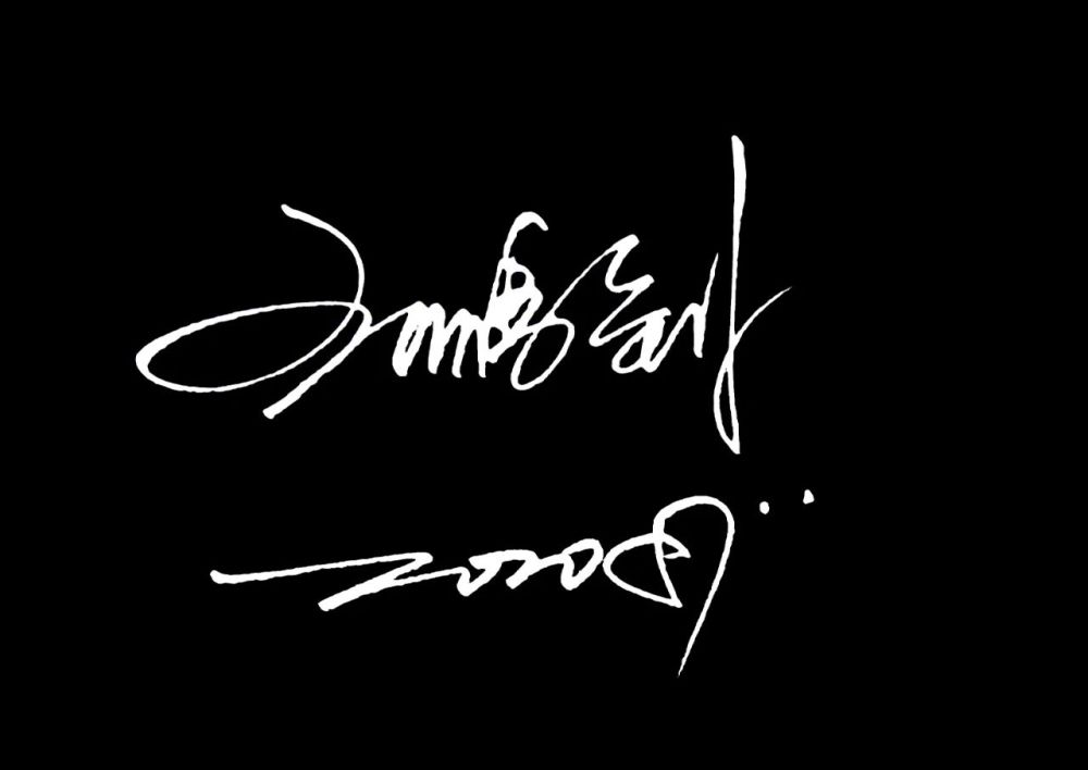 你从来没有见过这么帅气的签名设计吧