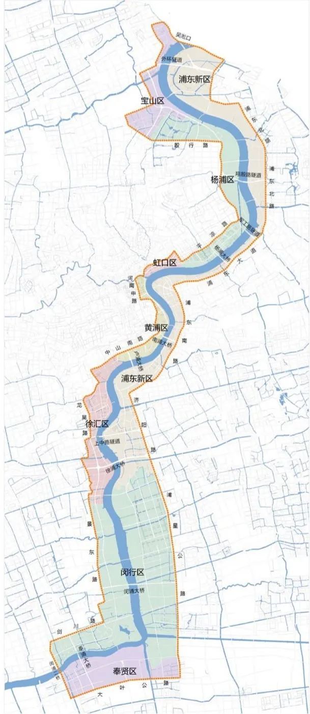 静安这些区域被划入!上海"一江一河"沿岸地区建设规划公布