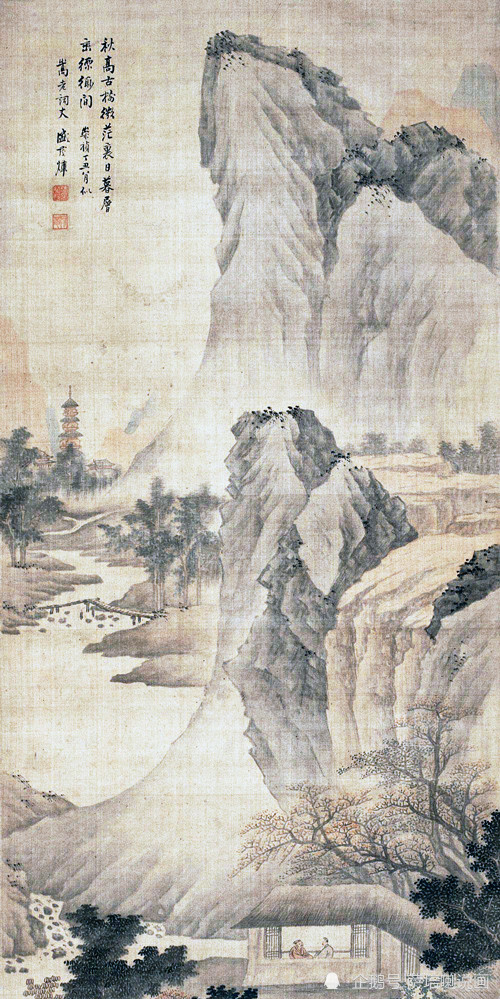 盛茂烨|秋思秋韵，盛茂烨绘《秋山暮霭》