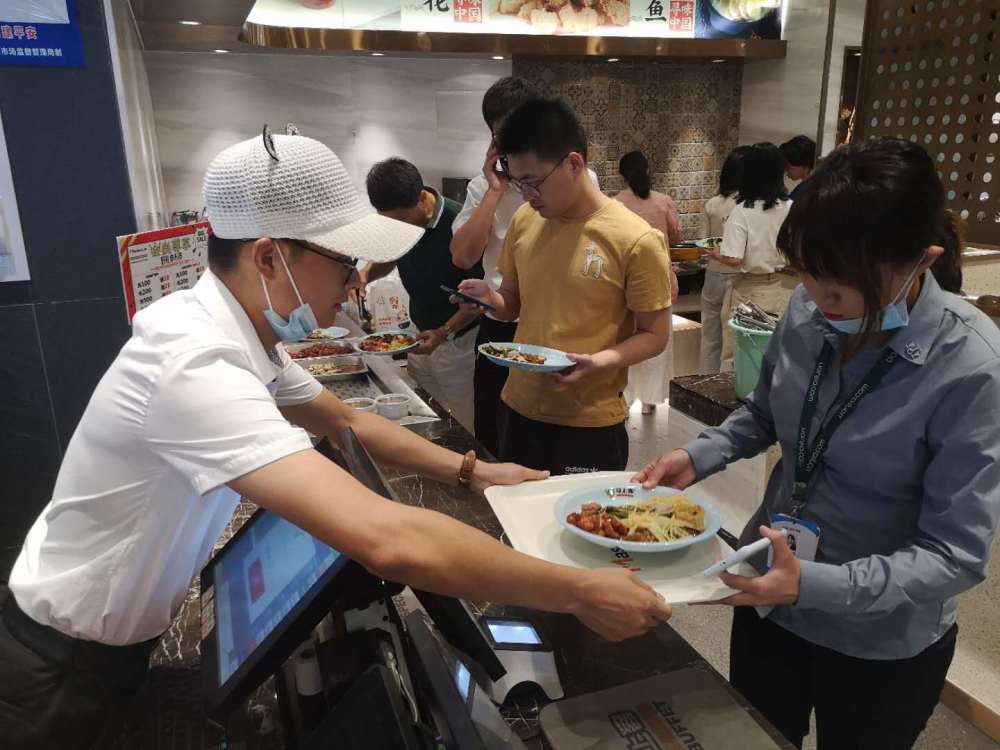复旦大学食堂引入自助取餐,自助称重,半份菜等新模式-云快卖,移动点单