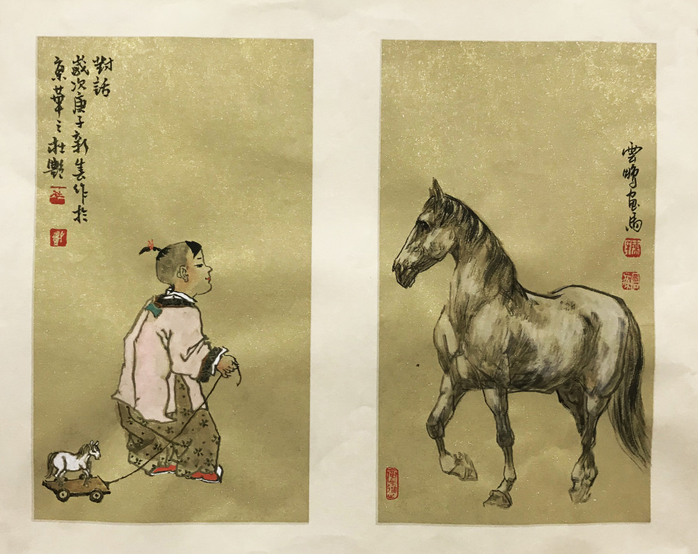 年华|执笔写年华，墨色韵春秋，是谁执的笔，是研的谁的墨