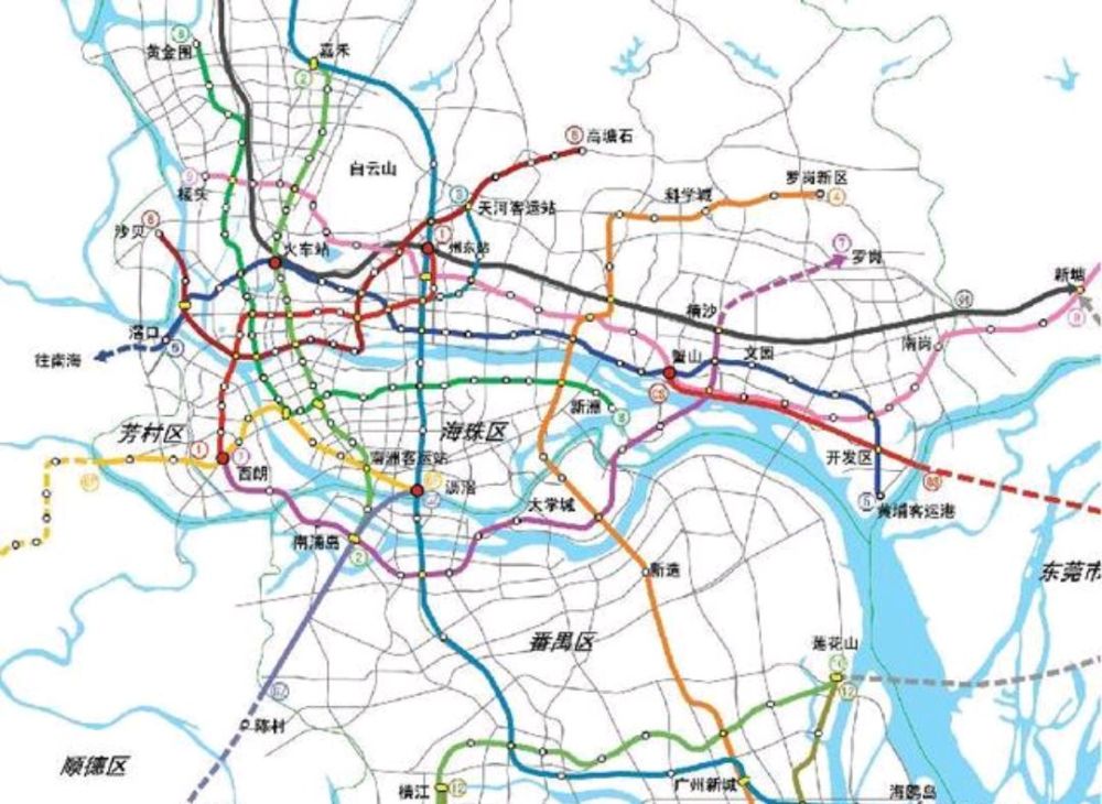 广州地铁建设历程与远期规划