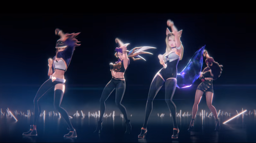 但在今日凌晨3点,kda工作室更新微博:首发新单曲the baddest 将于北京