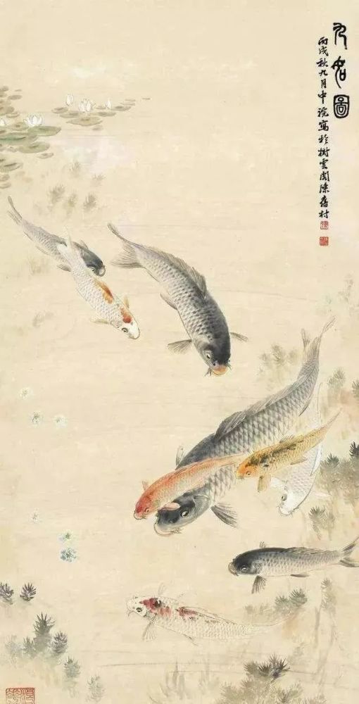 陈旧村|民国画鱼圣手，鲜为人知！