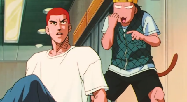 《灌篮高手》樱木和森重宽打架,哪一方会赢?网友:樱木只能被秒