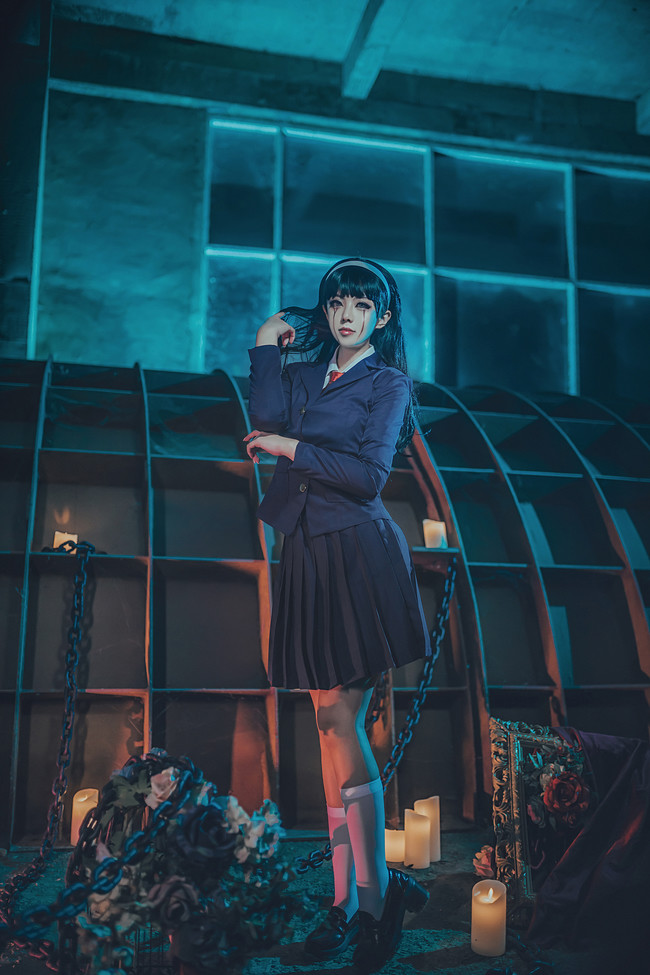 第五人格cos富江有点小吓人胆小勿点哦