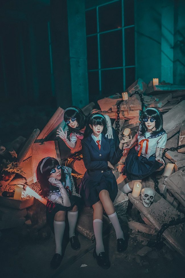 第五人格cos富江有点小吓人胆小勿点哦