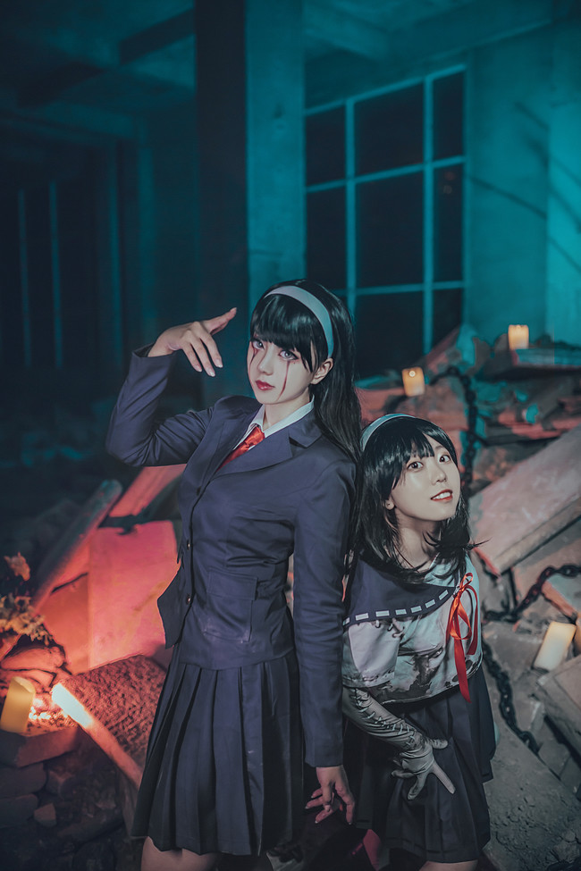 第五人格cos富江有点小吓人胆小勿点哦