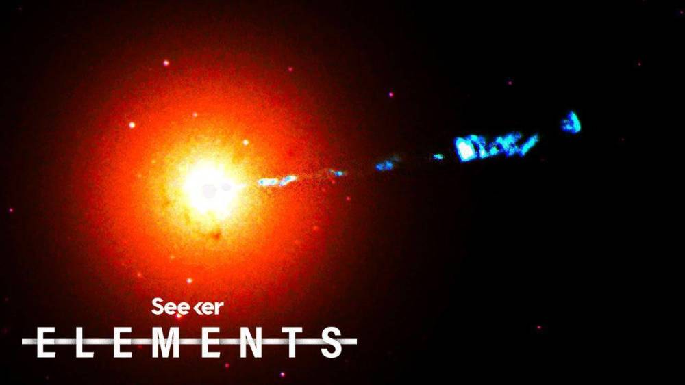 黑洞|天文学家拍摄到一个以接近光速喷出喷流的黑洞