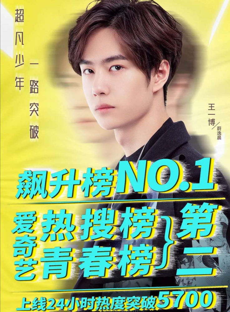 王一博|新剧0宣传空降，24小时热度飙升榜1，王一博真的实火！