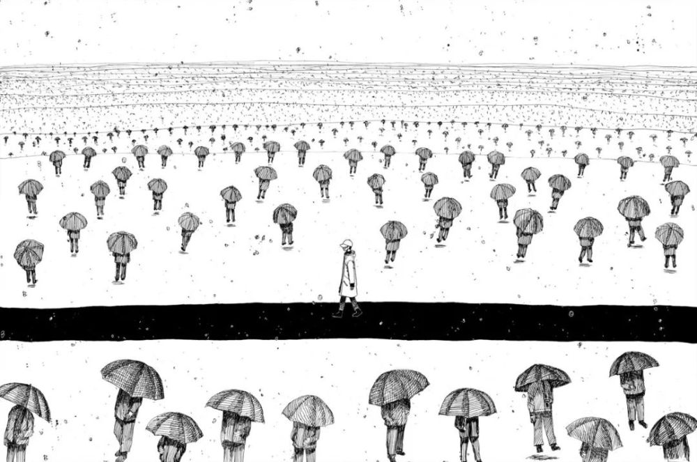 插画师|韩国插画师JaeHoon Choi：漫步