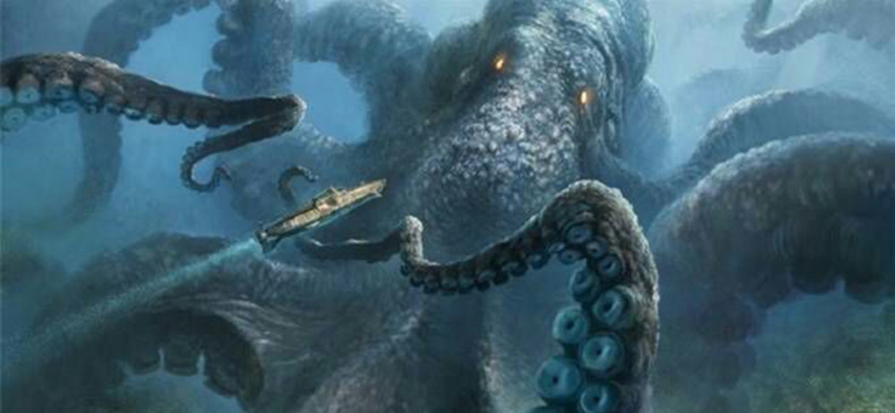 传说中的挪威海怪,触手长11米,袭扰船只,可能是真实的海中巨怪