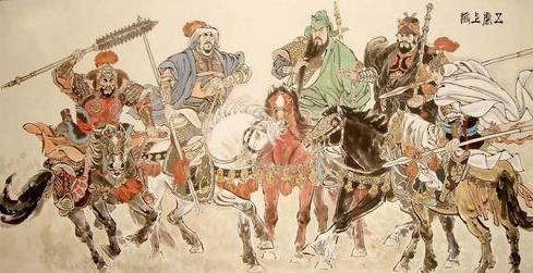 梁山五虎将 《水浒传》中,关胜,林冲,秦明,呼延灼,董平并称梁山五虎将