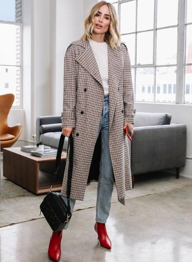 这位博主的美式摩登穿搭告诉你,基础款服装也能穿的如此惊艳