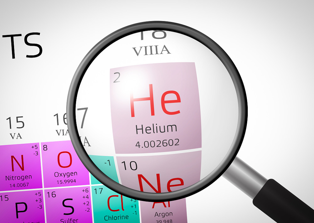 地球稀有宇宙丰度排位第二的元素氦元素