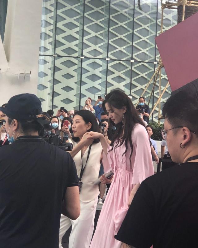 刘诗诗|刘诗诗活动生图真抗打，现场被扶着下台，待遇如公主般高贵