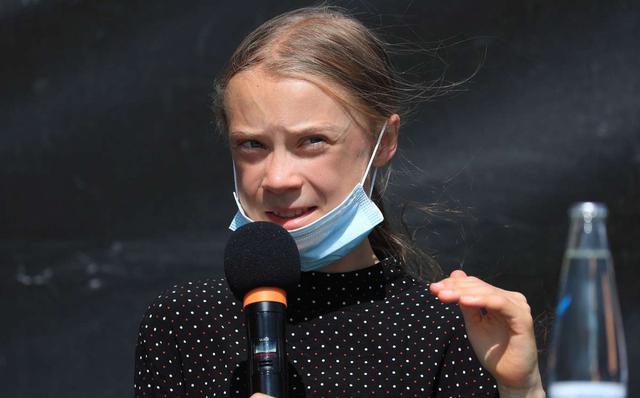 格里塔·滕伯格|瑞典环保少女再发声，与默克尔见面：希望领导人有足够勇气承担责任