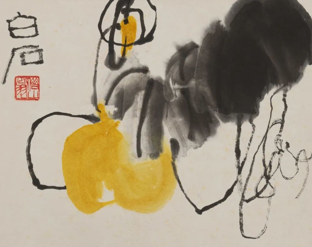 齐白石|花卉蔬果册：齐白石晚年力作！