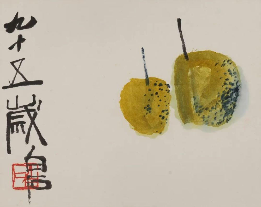 齐白石|花卉蔬果册：齐白石晚年力作！