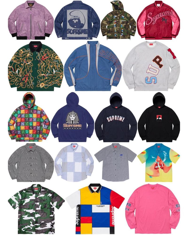 关于潮流 supreme的新一季