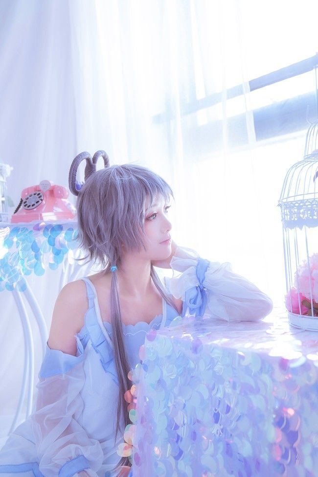 【洛天依香草冰激凌】coser:是綰莞呀_騰訊新聞