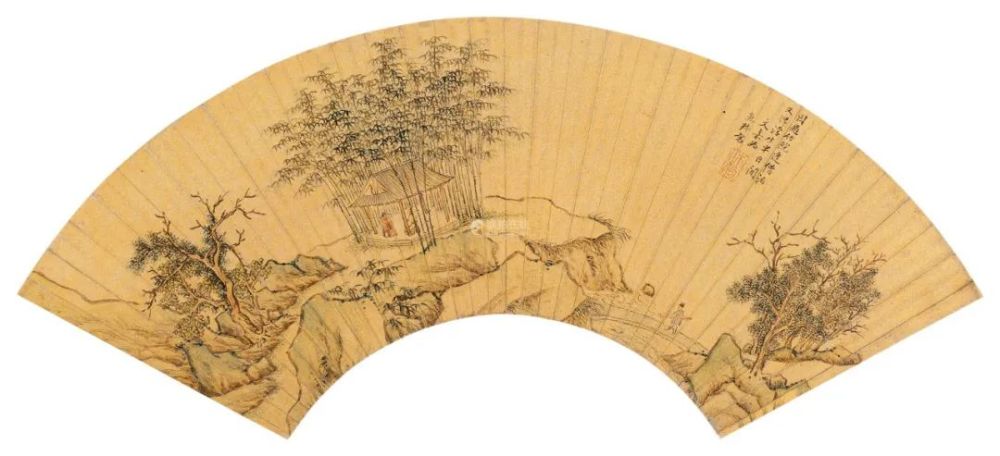 扇面|小雅斋春拍，遇到心动的小青绿扇面
