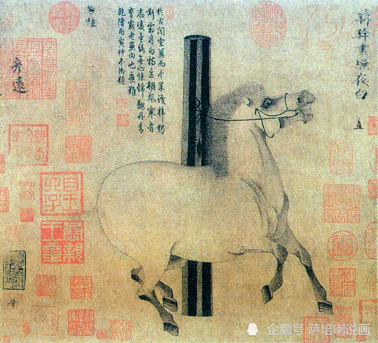 韩干|笔端有神，唐代画马第一人韩幹