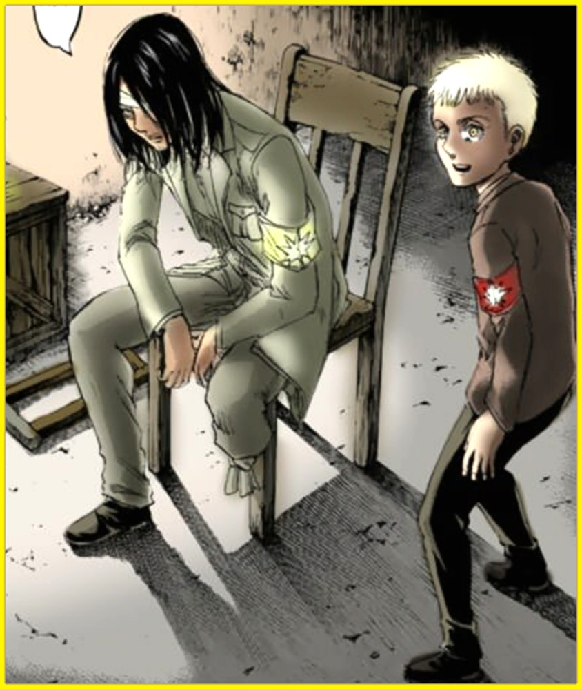 进击的巨人小男孩透露出艾伦的改变从重感情到变得决绝