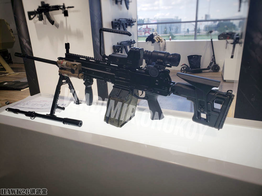 俄罗斯rpl20班用机枪亮相彻底放弃枪族化设计打造俄版米尼米