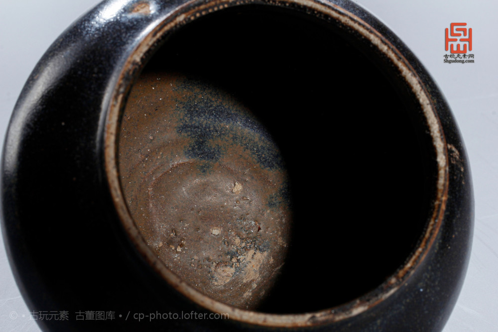 磁州窑|金-元磁州窑黑釉茶入