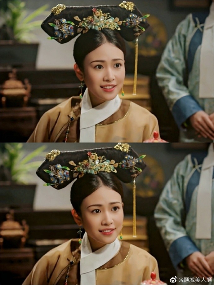 如懿传中的旗头造型李沁周迅童瑶谁最美