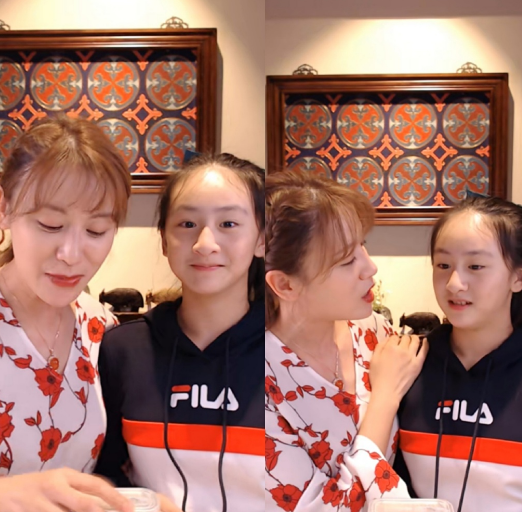 森碟|田亮一家四口旅游，12岁森碟暴风长高，练出运动员健壮身材