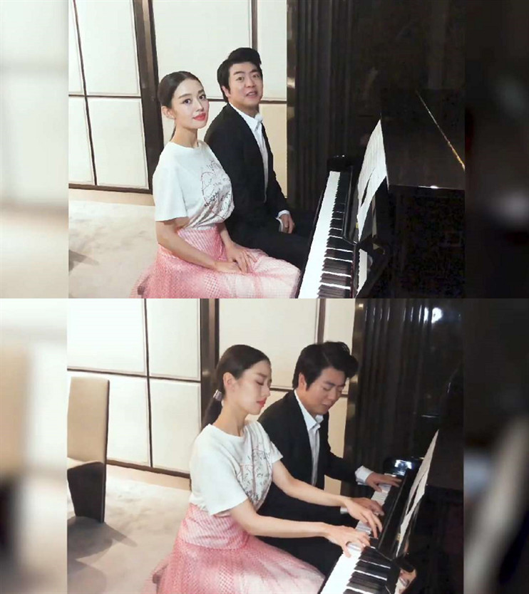 小吉娜|郎朗晒夫妻贴脸合照为老婆庆生，甜喊：我的小吉娜生日快乐