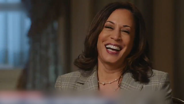 卡玛拉·哈里斯|整天被特朗普恶毒攻击作何感受？哈里斯放声大笑