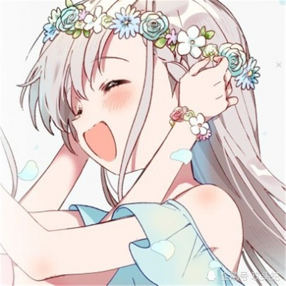 天真可爱动漫女生头像哭着吃过饭的人是能够走下去的