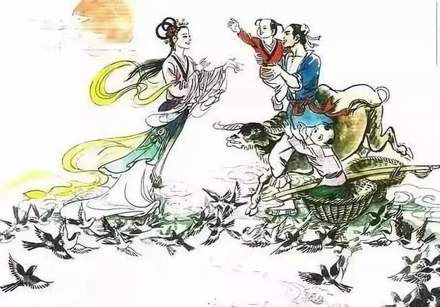 的牛宿,女宿图开襟楼,人俱习之,这是古代文献中最早的关于乞巧的记载