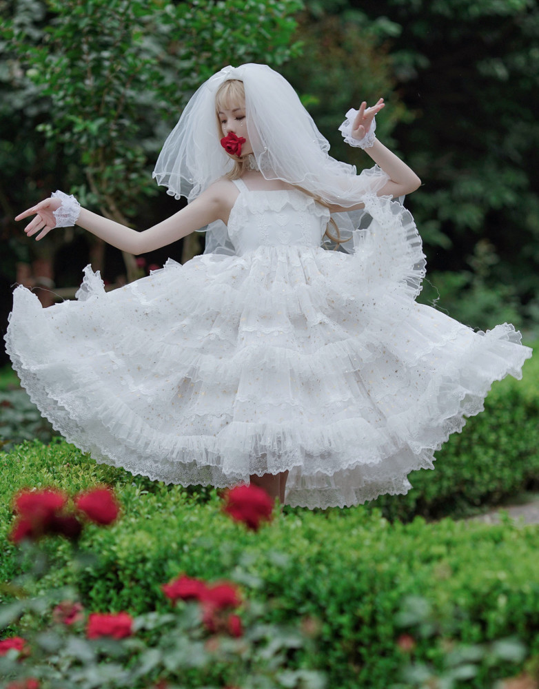 别再羡慕谢安然的人鱼裙了这款人鱼之泪同样优雅lo娘穿上美极了