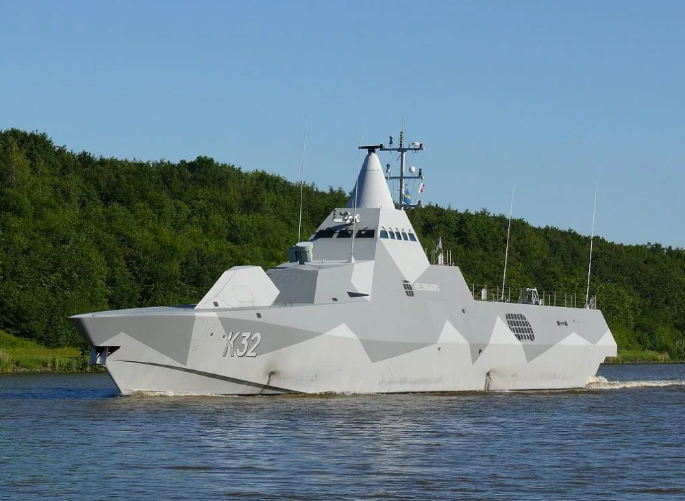 领先美军,瑞典护卫舰性能优越,为隐身战舰设计指引方向!